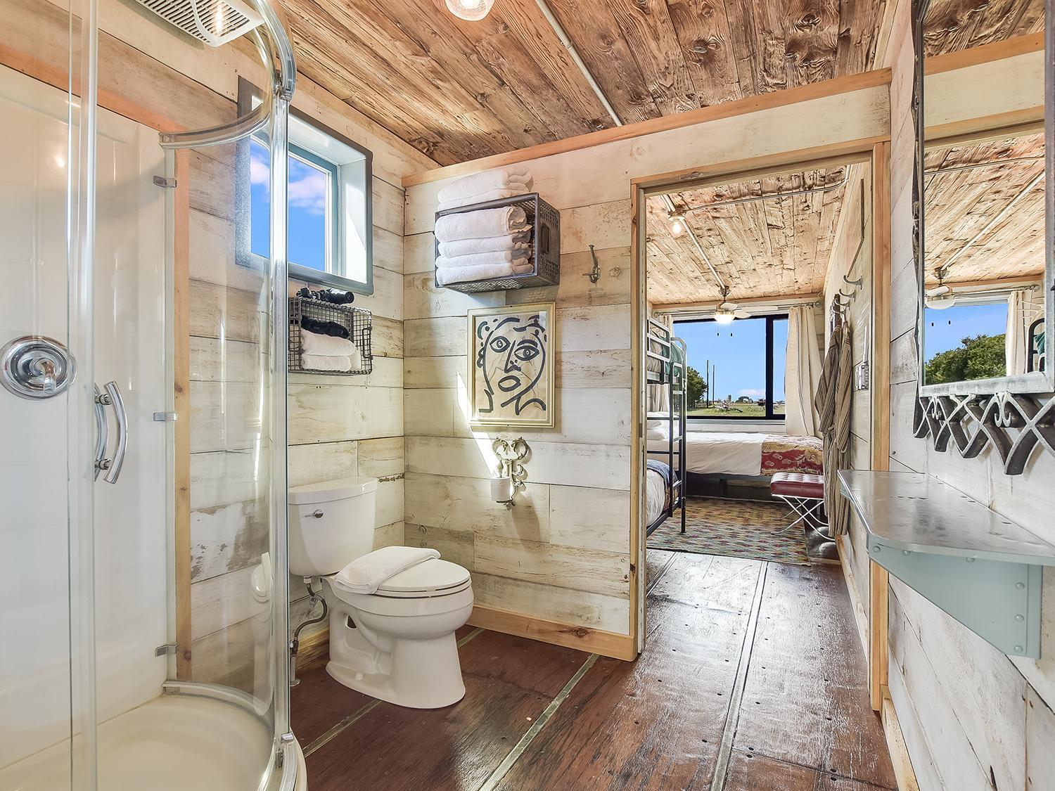 Flophouze Shipping Container Hotel Round Top Cameră foto